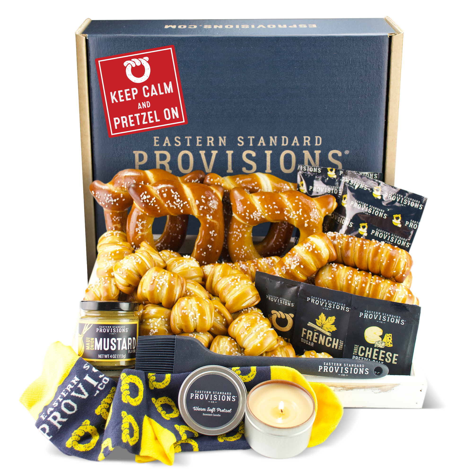 Soft Pretzel Lovers Variety Box - Keep Calm & Pretzel On