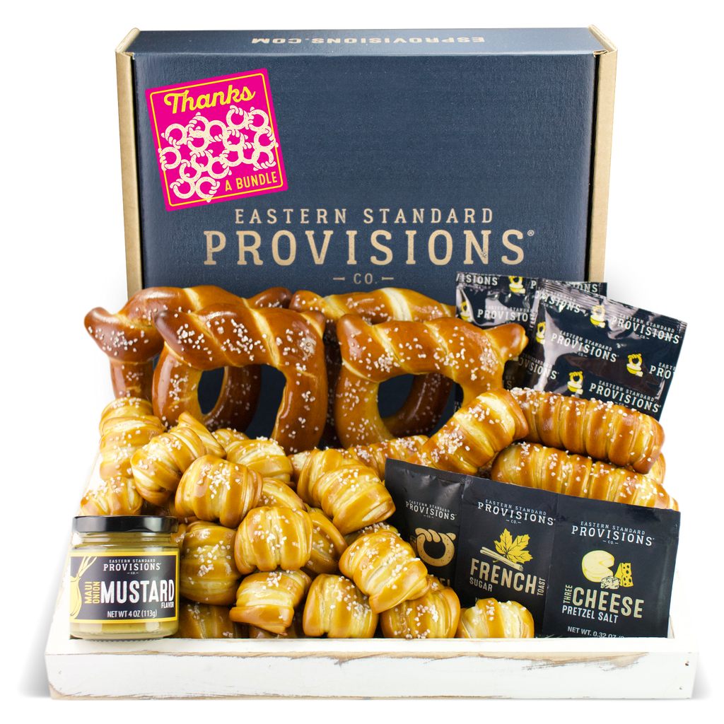 Soft Pretzels, Salts & Sauces Variety Box - Thank You