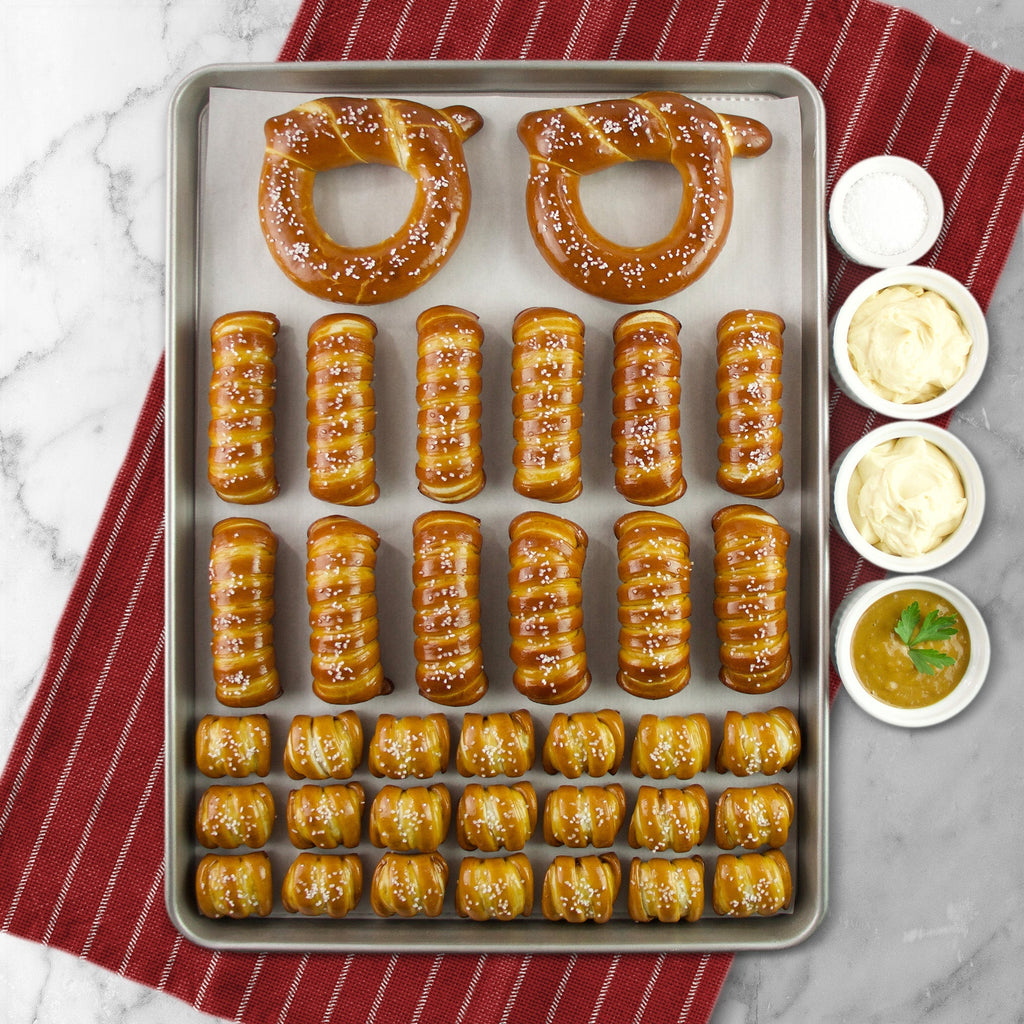 Soft Pretzels & Sauces Variety Box- Keep Calm & Pretzel On