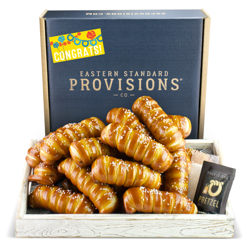 Turnbuckle Soft Pretzel Box - Congratulations